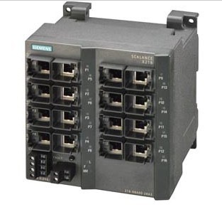 西門子網管型交換機X216 構筑工業通信的堅固基石